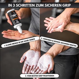 GORNATION Liquid Chalk, Premium Liquid Chalk for Calisthenics, Bouldering, Climbing, Weightlifting, Pole Dance & Gym, Liquid Magnesia for Better Grip, Quick Drying & Washable