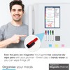 TMS Weekly Menu Planner A4 | Dry Erase Meal Planner,