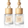 HoogaLife Hanging Car Air Freshener Diffuser - Vanilla Cream