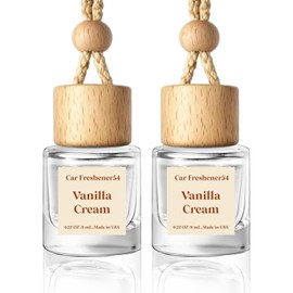 HoogaLife Hanging Car Air Freshener Diffuser - Vanilla Cream