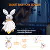 BEREST Rechargeable Baby Sleep Soother Bunny Lovey- White Noise| Heartbeat|