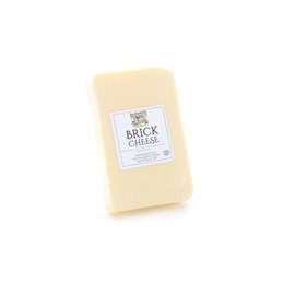 Silver & Lewis Wisconsin Brick Cheese 4-Pack | (4) 8 oz Pieces | Mild & Creamy Traditional Brick Cheese - Perfect for Melting, Snacking & Detroit-Style Pizzas