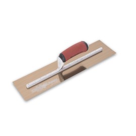 MARSHALLTOWN Golden Stainless Steel Finishing Trowel, 4.5 x 16 Inch Concrete, Masonry and Drywall Finishing Tool, Made in the USA, MXS81GSD