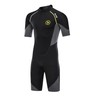 Men's Wetsuits 1.5/3mm Premium Neoprene Back Zip Shorty Dive Skin