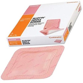 Smith And Nephew Allevyn Gentle Border 7X7" - Box of 10 - Model 66800280