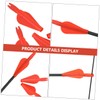 BESPORTBLE 20pcs Integrated Arrow Tails for Archery Practice Fletching for
