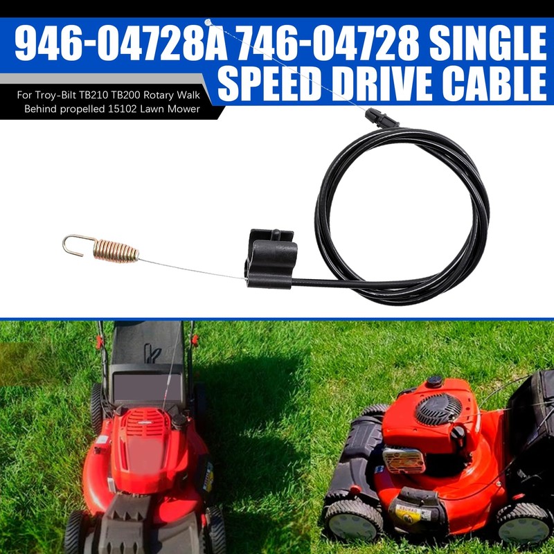 PLAXNS 946-04728A 746-04728 Single Speed Drive Cable for Troy-Bilt TB210