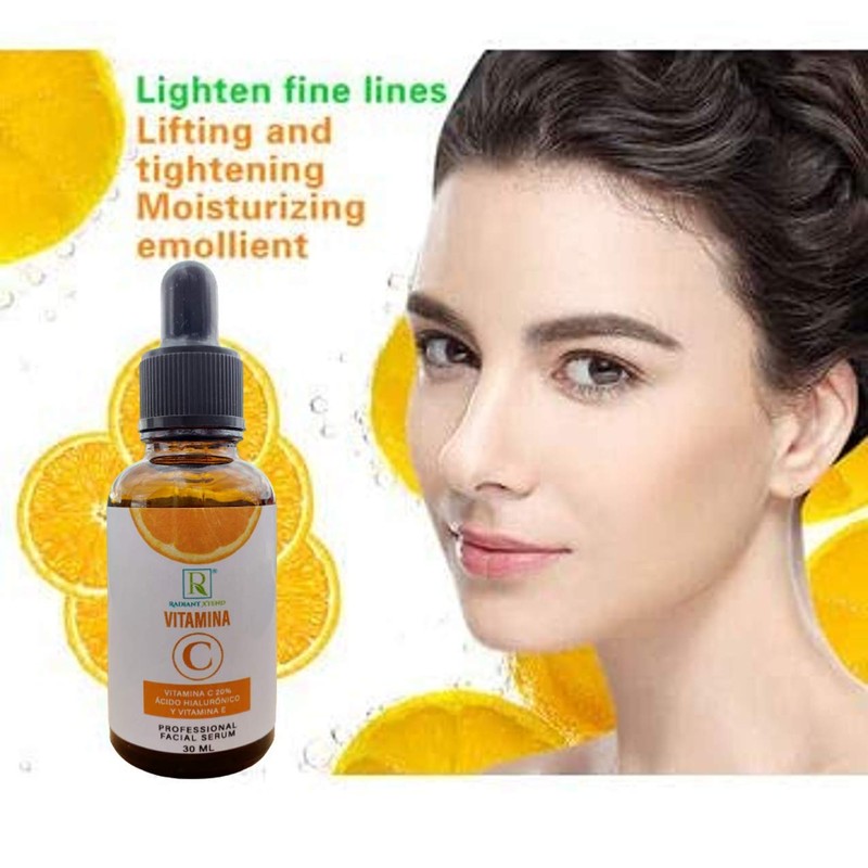 Mejor Serum con Vitamina C,E y Acido Hialuronico Alta Concentración