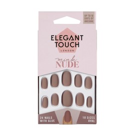 Elegant Touch - Nude Nails - Mink - Oval Shape