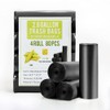 Bathroom Trash Bags Black 2.6 Gal 80cts, Compostable Small Trash