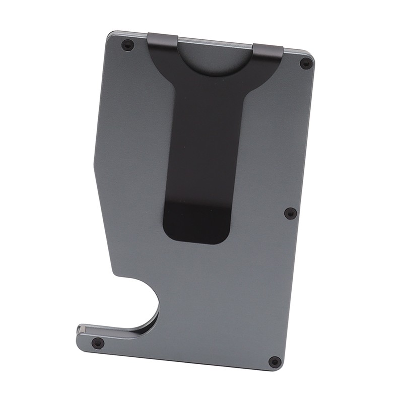 Minimalist Card Holder Aluminum Alloy Auto Ejected Anti Theft Credit