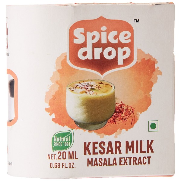 Spice Drop Saffron Milk Masala Extract - Authetic Kashimiri Kesar,