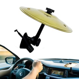 Car Cymbal, Car Crash Cymbal Vents Mini Car Crash Cymbal for Air Vent Funny Dashboard Toy for Music Lovers Stress Relief Compact and Durable Driver Music Car Accessories Car Interior Decoration Gift