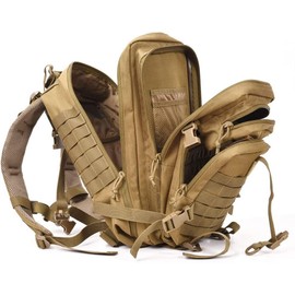 Military Tactical Assault Pack Backpack Army Molle Bug Out Bag Backpacks Small Rucksack for Outdoor Hiking Camping Trekking Hunting Brown