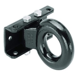 Tow Ready 63036 Adjustable Lunette Ring with Channel, Black
