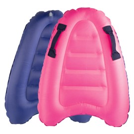 Bubuny Inflatable Bodyboard, Portable Bodyboard Children with Handles, Foldable Swimming Board, 75 x 65 x 15 cm, Surfboard Children for Beach Surfing, Pool, Swimming, Summer, Water Sports