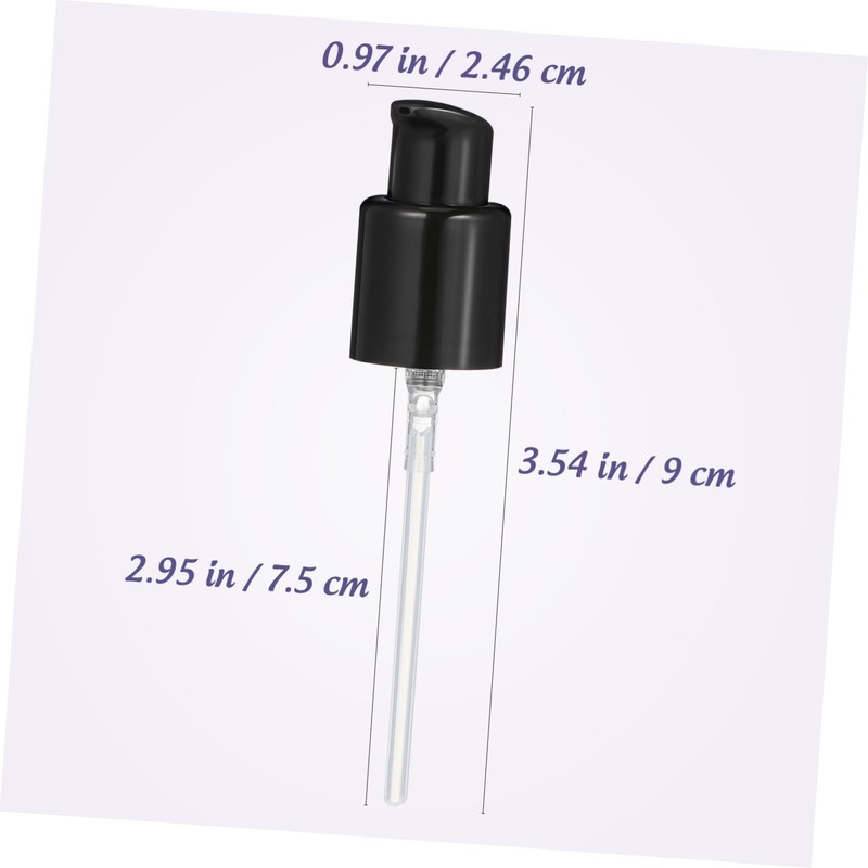 WOONEKY 4pcs Lotion Pump Head Replacement Nozzle for Squeeze Bottle