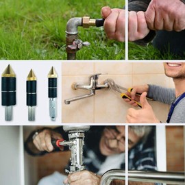 Stainless Steel Pipe Water Stop Needle, Portable Universal Hot Melt Water Stop Pin Reusable Tube Hot Melt Water Stop Pin for Plugging Water Repair Plumbing