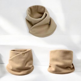 Berre Snap Button Thermal Neck Warmer Beige Neck Warmer 3ea