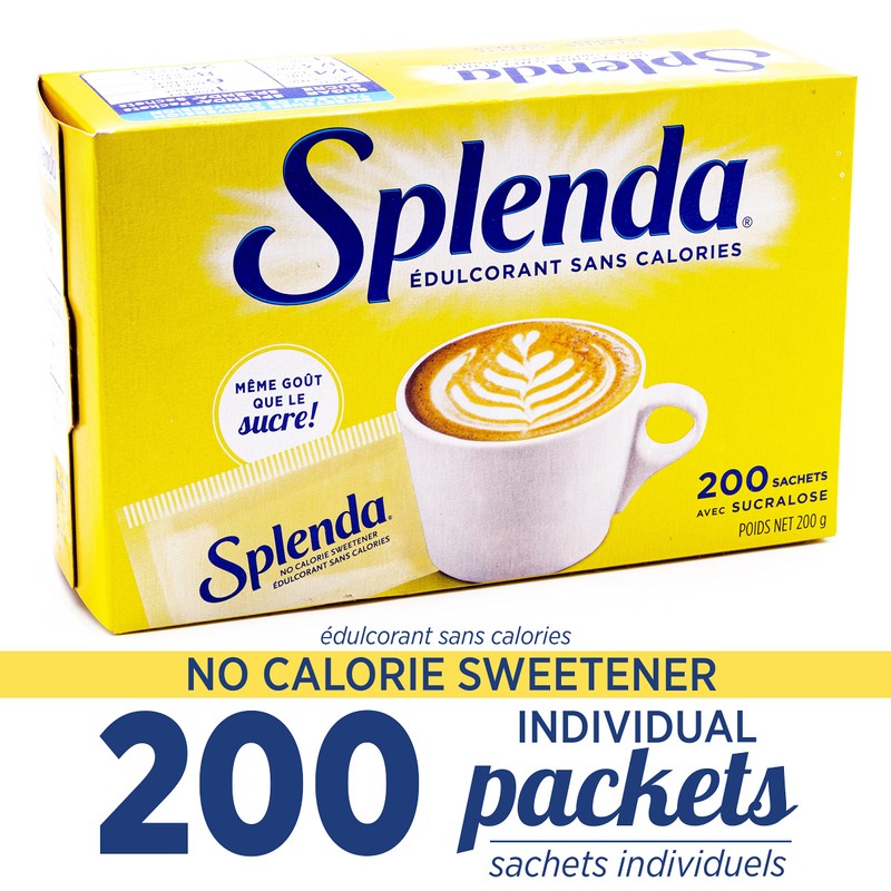 SPLENDA No Calorie Sweetener, 200 Count Packets
