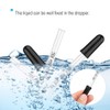 LFBEST 24pcs 1ml Scale Dropper Glass Dropper Liquid Pipette Rubber