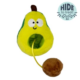 Huxley & Ket Plush Cat Toy | Avocado Popper | Snack Attack Strong Catnip and Crinkle Filled Cat Toy | Kittybelles