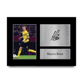 HWC Trading A4 Marco Reus Dortmund Gifts Printed Signed Autograph Picture for Fans and Supporters - A4