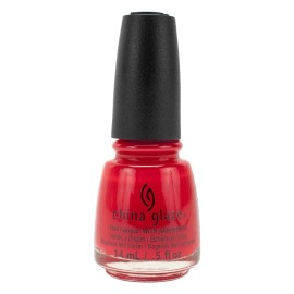 China Glaze Nail Polish Lacquer Desert Escape Collection 0.5oz/14ml - 82653 The Heat Is On