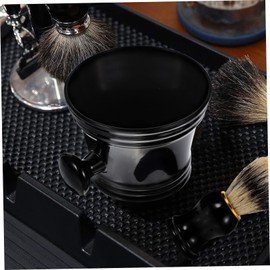 minkissy 2-piece Men's Shaving Kit Brush Soap Bowl Set for Gentle Shaving Grooming