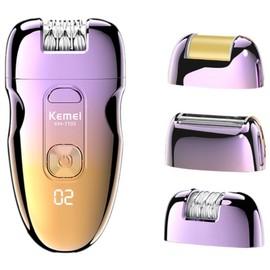 3in1 Epilator Body Trimmer Epilator, Purple / 3in1 모근 제거기 바디 트리머 제모기, 퍼플