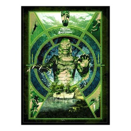 Novelty, Rompecabezas Brilla en la Oscuridad, Laguna Negra, Ensable Perfecto, Piezas Resistentes, Mejora Agilidad Mental, Ensamble Perfecto, Juegos Tradicionales, 500 Piezas, Cartón Gráfico