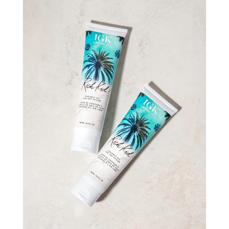 IGK RICH KID Coconut Oil Air-Dry Styler Travel, 1.7 fl.