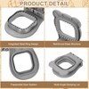 sourcing map Crustless Sandwich Cutter, Square Shape Uncrustable Sandwich Maker