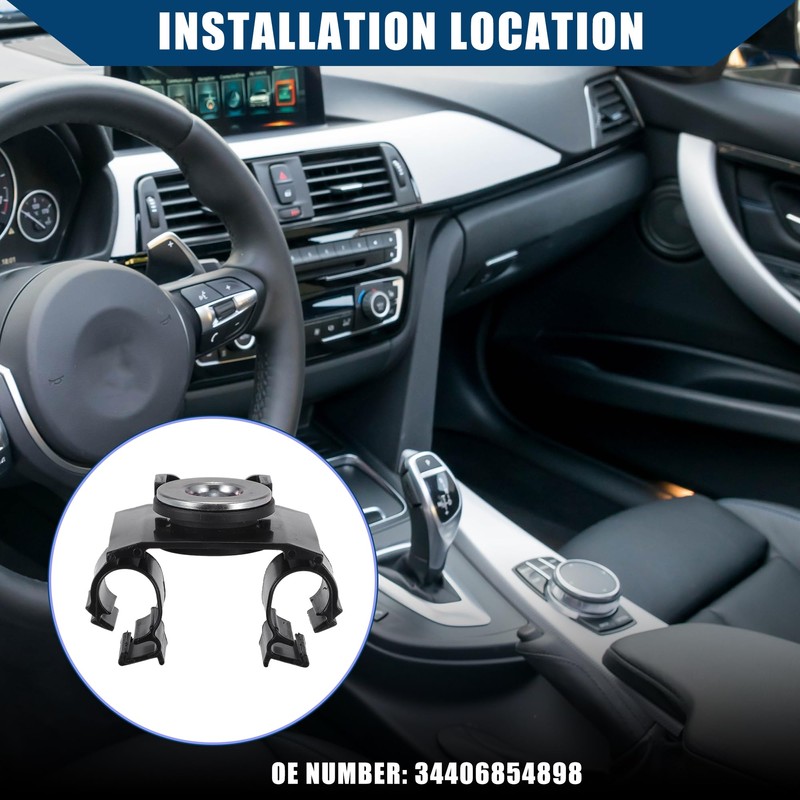 Hihaha No.34406854898 Parking Brake Cable Clip Retainer 1Pcs Black