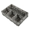 Alipis Bathroom Storage Holder Woven Basket Desktop Organizer for Cosmetics