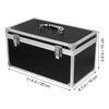 GANAZONO Aluminium Alloy Toolbox with Handle Portable Storage Case Foam