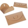 Kettion Kraft Paper Envelopes Pack of 100 Mini Envelopes with