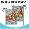 Artofy Hello Summer Lake Mermaid Small Decorative Garden Flag, Lakehouse
