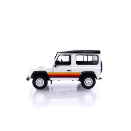 Mini GT 1/64 Land Rover Defender 90 Wagon, White (Left Handle) Finished Product