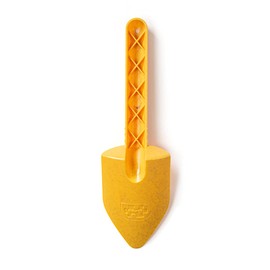 Bigjigs Toys Eco Spade For Kids (Honey Yellow) - 20.5cm Wheat Fibre Toy Spade, Quality Sand Toys, Holiday Toys for Toddlers, Sand Shovels