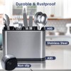ODesign Utensil Caddy Flatware Organizer Crock Utensil Holder for Countertop