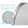 Wellehomi Fine Wire Mesh Kitchen Sieve Set 7,12,18cm with Rim