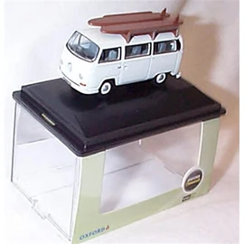 oxford volkswagen Camper Bus Bay Window White Surfboard vehicle 1:76 scale diecast model