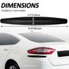 BokWin 4-Packs Black Anti-Collision Patch Bumper Guard Strip Anti-Scratch Bumper
