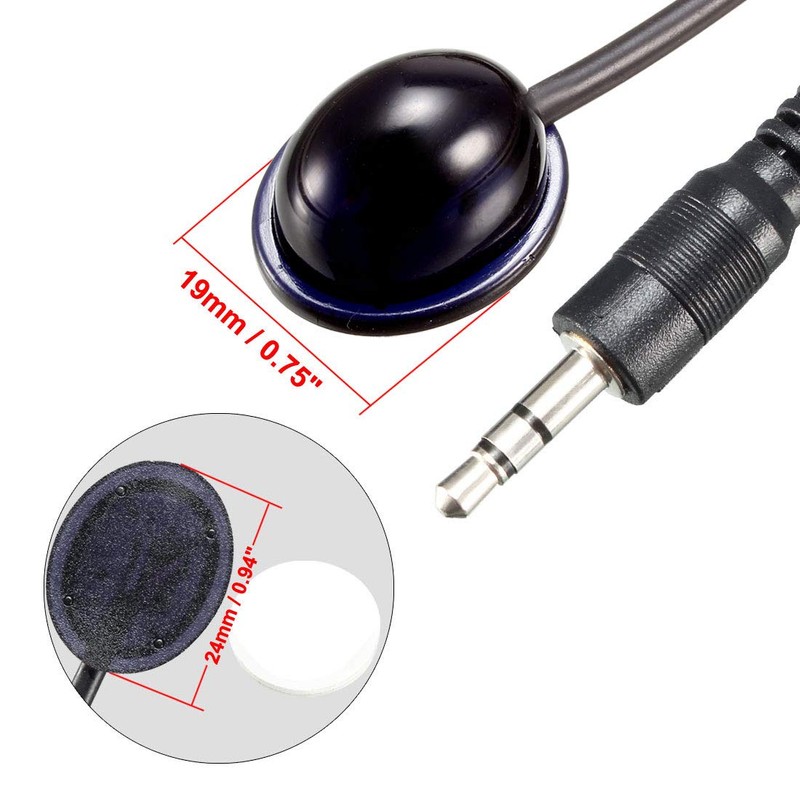 sourcing map IR Infrared Receiver Extender Cable 3.5mm Jack 4.9FT