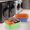 Farmoon Rectangular Dish Washing Pans, 18 Quart Plastic Wash Basins,