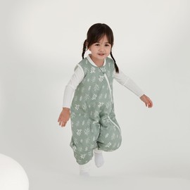 Duomiaomiao Winter Sleeping Bag with Feet, Sleeping Bag with Feet, All-Year, 100% Cotton Sleeping Bag Winter with Feet, Baby Sleeping Bag, 2.5 Tog, Sleeping Bag with Legs for Boys and Girls