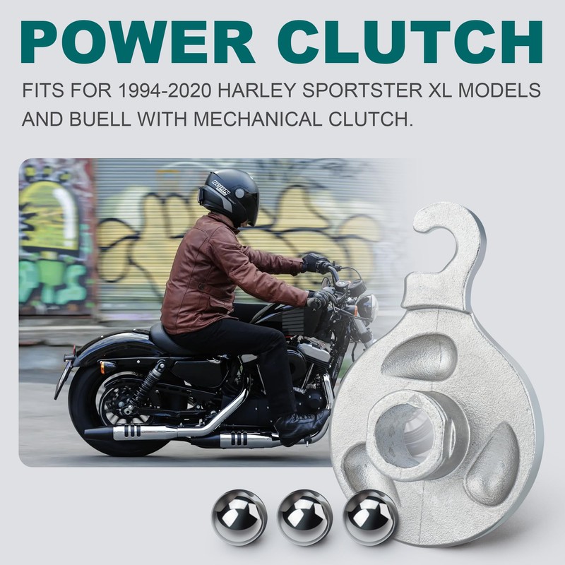 MoKitDora Sportster Power Clutch Ramp Easy Lever Pull Clutch Reduced