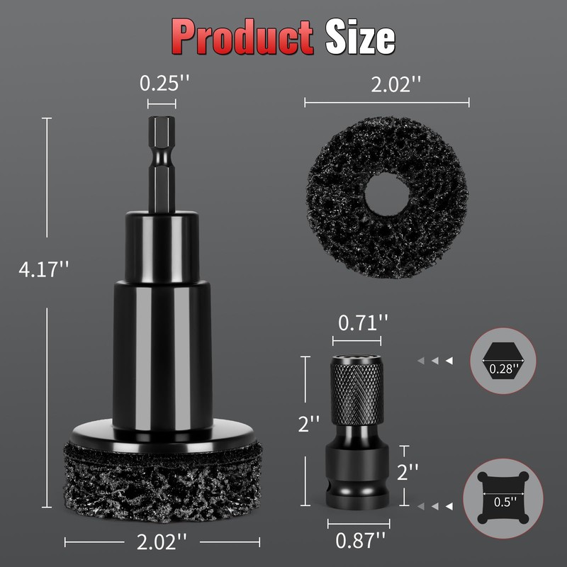 AUTOPICK 8 PCS Wheel Hub Cleaning Tool, Wheel Hub Cleaning