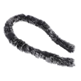 Gadpiparty 1Pc Rabbit Fur Trim for Clothing Decoration DIY Crafting Xmas Tree Adornment Versatile Soft Ribbon for Handmade Projects All Match Style Accessory
